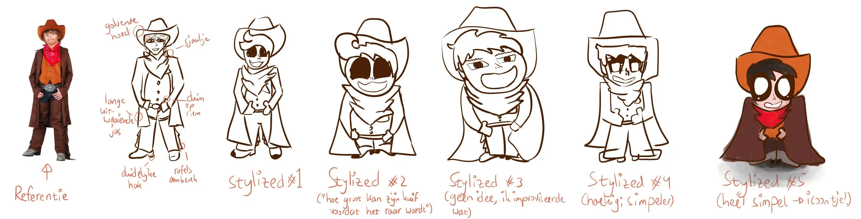 Cowboy stylizations 1 Cowboy stylizations 1