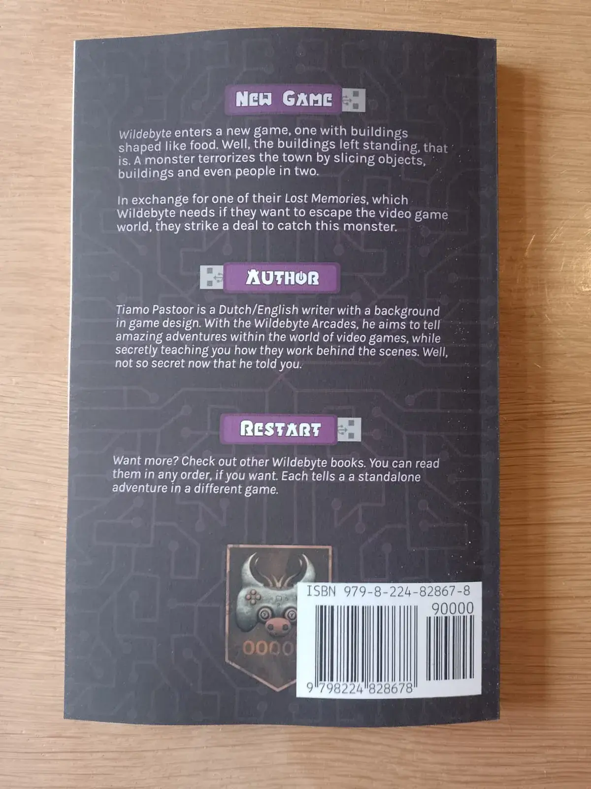 Picture of the print proof from D2D; back (Wildebyte book #2) Picture of the print proof from D2D; back (Wildebyte book #2)