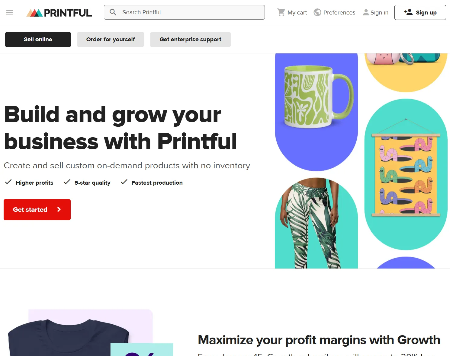 Header / Cover Image for 'Review: Printful'