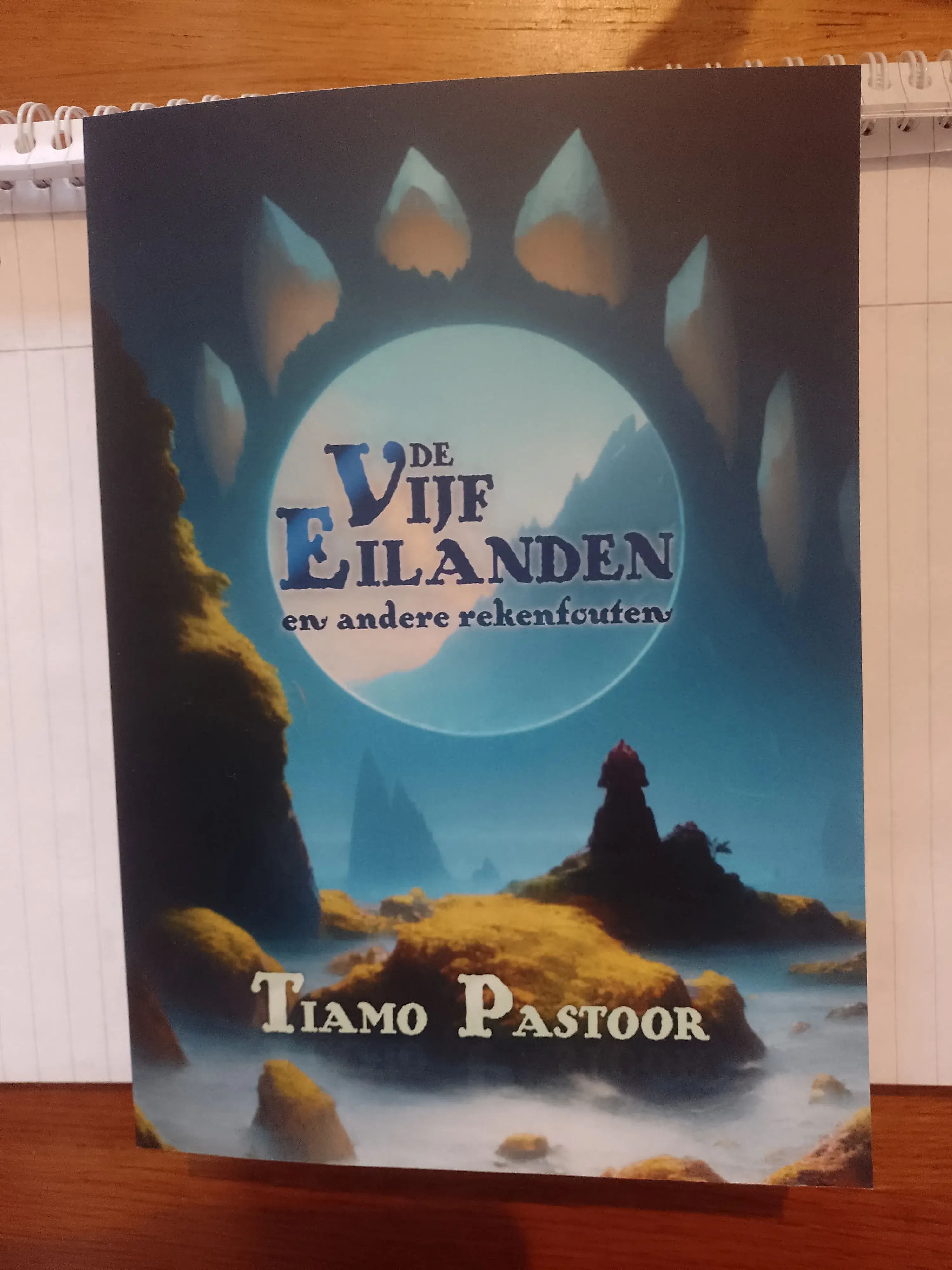 De vijf eilanden voorkant De vijf eilanden voorkant