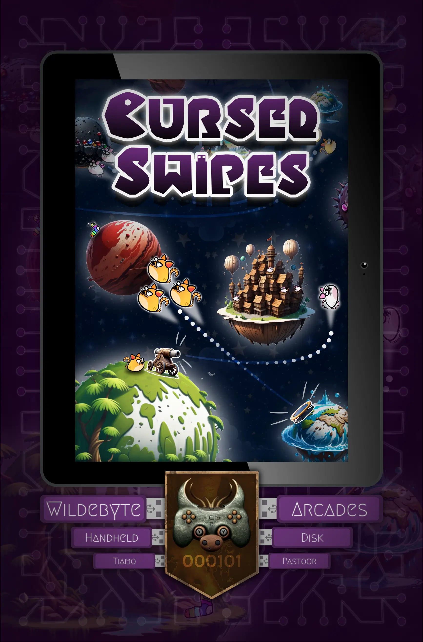 Header / Cover Image for 'Cursed Swipes'