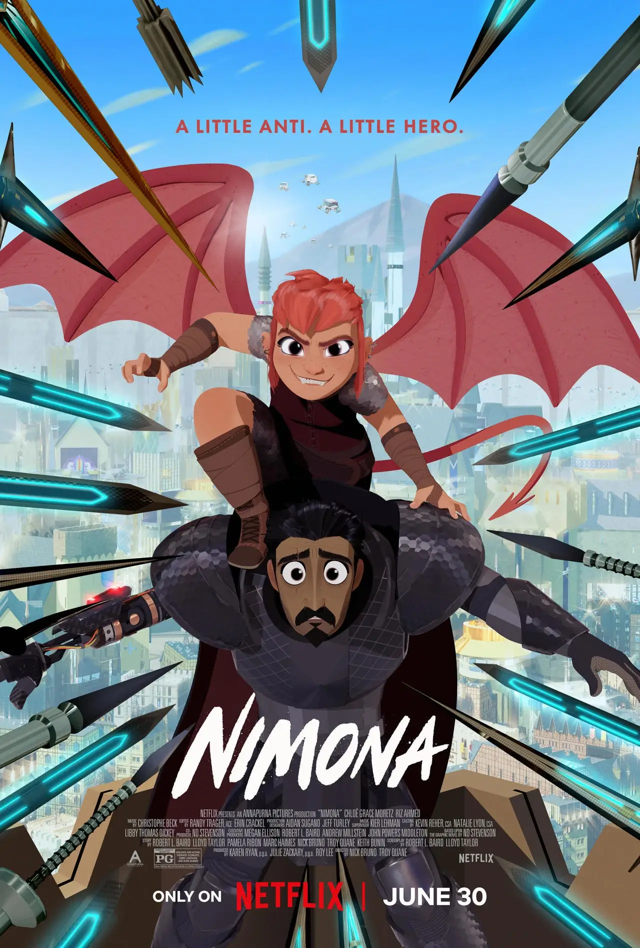 Header / Cover Image for 'Filmrecensie: Nimona (2023)'